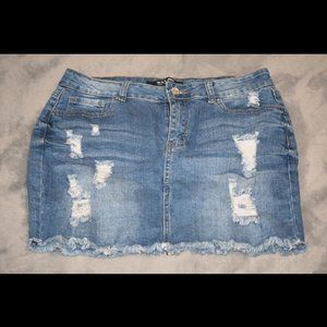 Denim Mini Skirt